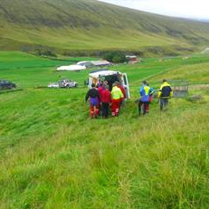 Slösuð kona sótt í Forsæludal