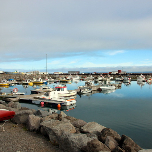Frá smábátahöfninni á Sauðárkróki. Mynd: PF
