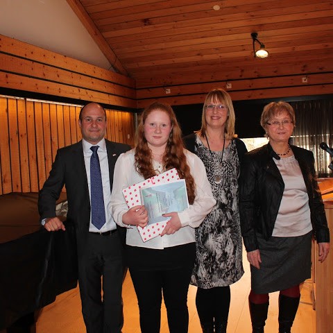 Þórdís vann til verðlauna í smásagnasamkeppni Félags enskukennara. Mynd: hunavallaskoli.is