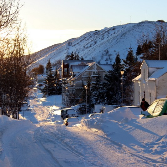 Snjókistan Sauðárkrókur - myndband