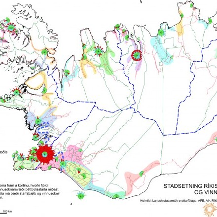 Staðsetning þjónustustarfa