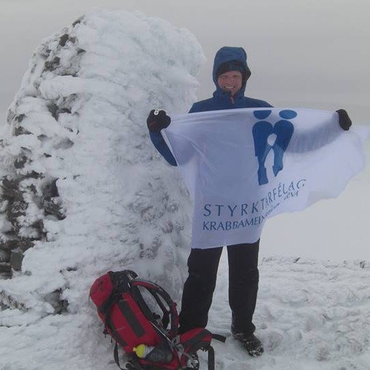 Gengið á Ennishnjúk í dag