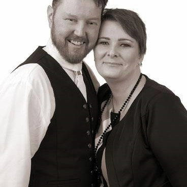 Matgæðingarnir Ægir og Stella. Mynd úr einkasafni.