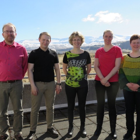 Ný stjórn RML. Frá vinstri: Sigurður Eyþórsson, Einar Freyr Elínarson, Guðríður Helgadóttir, Hallfríður Ósk Ólafsdóttir og Sigríður Jóhannesdóttir.