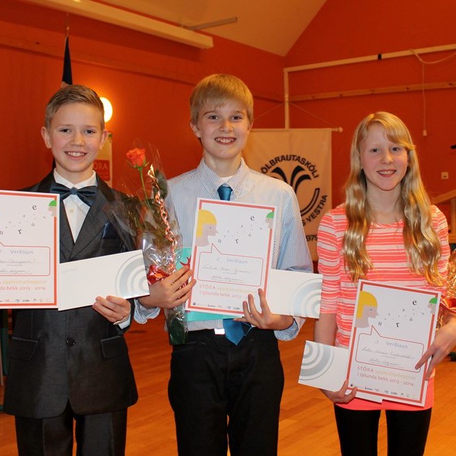 Nemendurnir stóðu sig með prýði