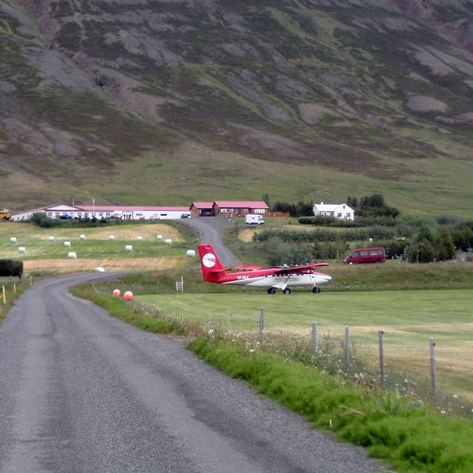 Flugumferð í Óslandshlíð