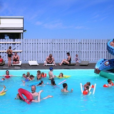 Sundlaugin í Varmahlíð.