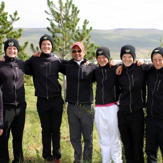 Mikil sprenging í unglingagolfi