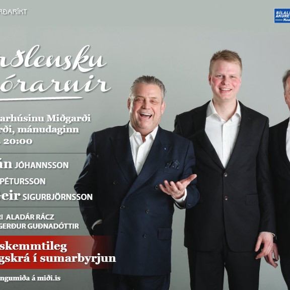 Norðlensku tenórunum í Miðgarði frestað