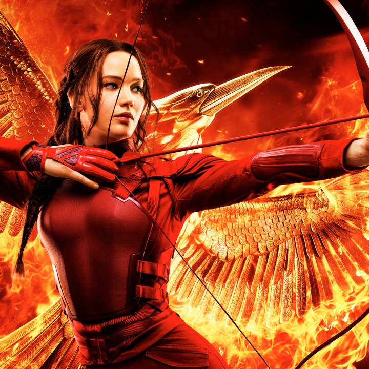 Katniss Everdeen er lunkin á bogann