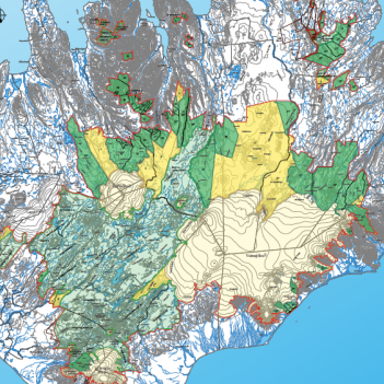 14 svæði af 22 samþykkt sem þjóðlendur