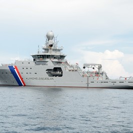 Varðskipið Þór til sýnis í Sauðárkrókshöfn