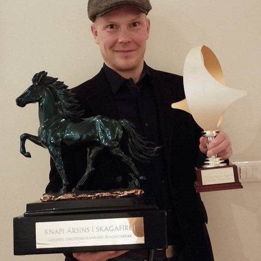 Þórarinn Eymundsson kynbótaknapi ársins og knapi ársins í Skagafirði