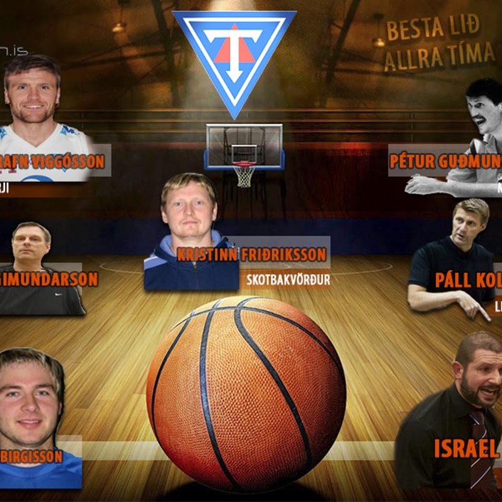 Besta byrjunarlið Tindastóls. MYND: KARFAN.IS