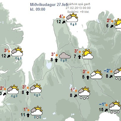 Varað við skemmdum á slitlagi á Þverárfjalli