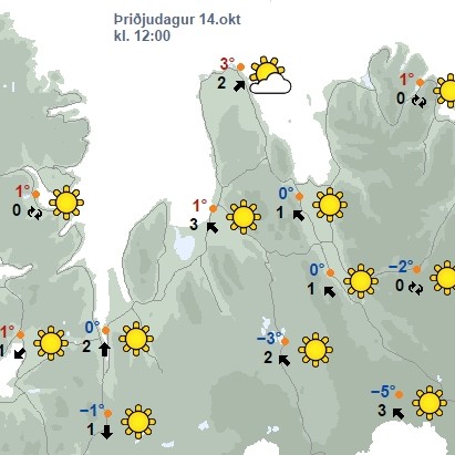 Hálkublettir á Þverárfjalli og Vatnsskarði