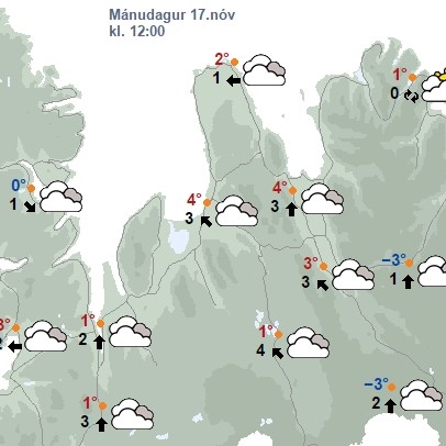 Skýjað með köflum