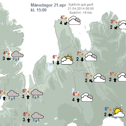 Hálka á Þverárfjallsvegi