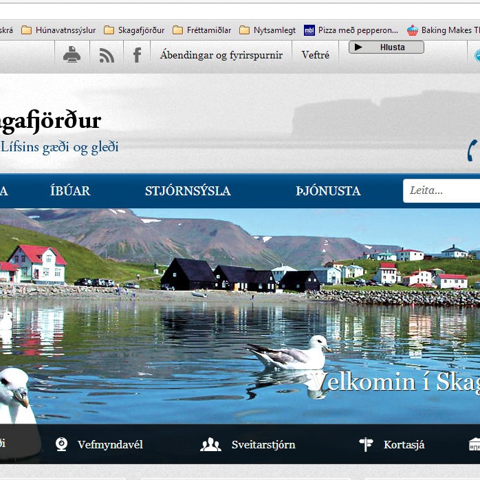 Nýr vefur sveitarfélagsins Skagafjarðar