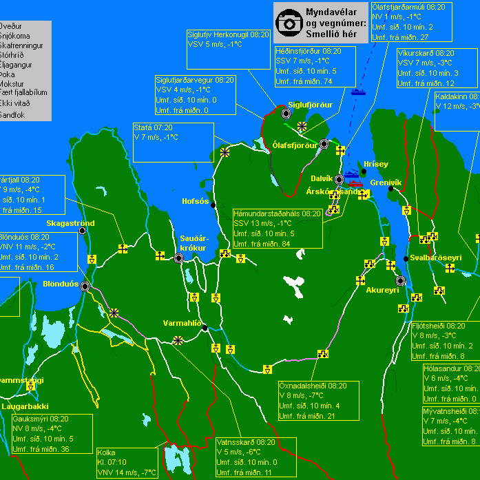 Beðið með mokstur á Siglufjarðarvegi vegna snjóflóðahættu