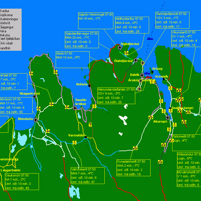 Ófært frá Hofsós til Siglufjarðar