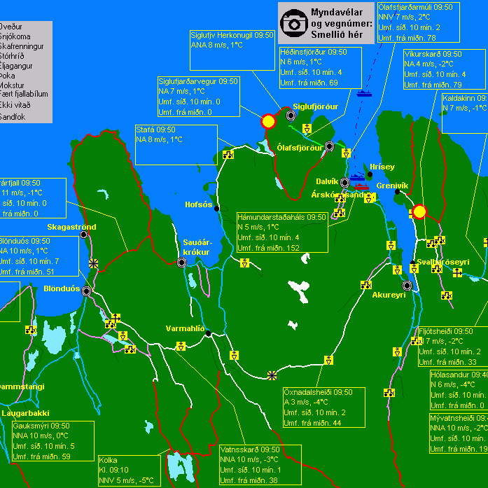 Ófært á Þverárfjalli