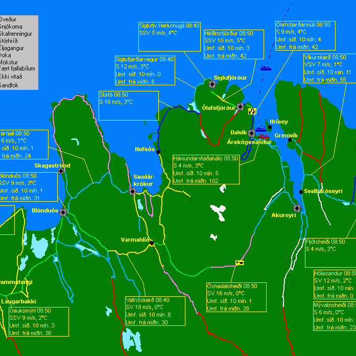 Víða hált í þíðunni