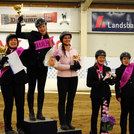 Herdís og Grettir frá Grafarkoti glæsilegasta par mótsins