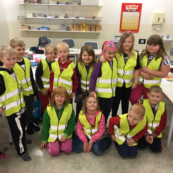 Nemendur í Blönduskóla. Ljósm: Péturína L. Jakobsdóttir