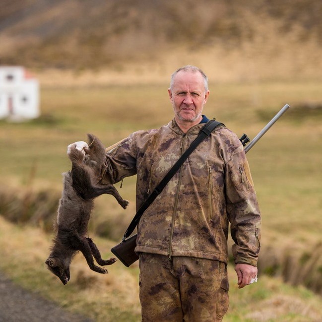 Tófa felld við Flúðabakka