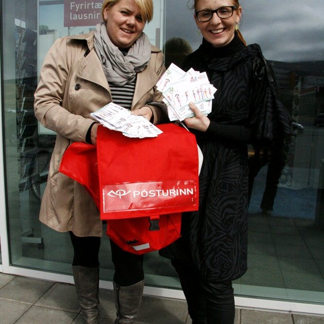 Vinakveðjur berast víða í dag