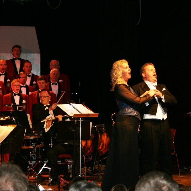 Mikið um dýrðir á Vínarkvöldi Karlakórsins Heimis