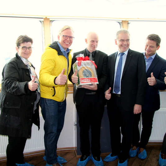 Frá vinstri: Guðrún, Gísli, Snorri, Jón Eðvald, Bjarni og Erla. Mynd: PF.