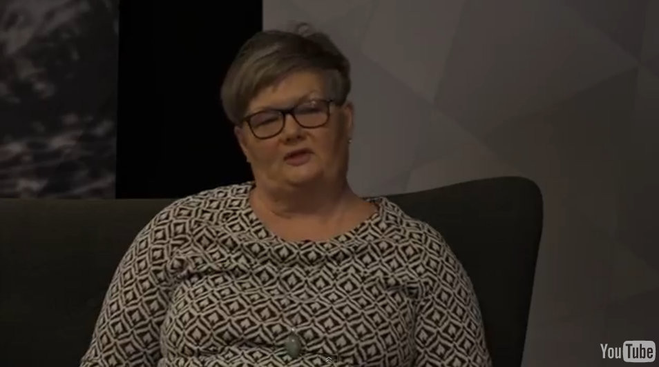 Bryndís Kristín Þráinsdóttir, forstöðumaður Farskólans, í viðtali í föstudagsþættinum á N4. Mynd: Skjáskot af n4.