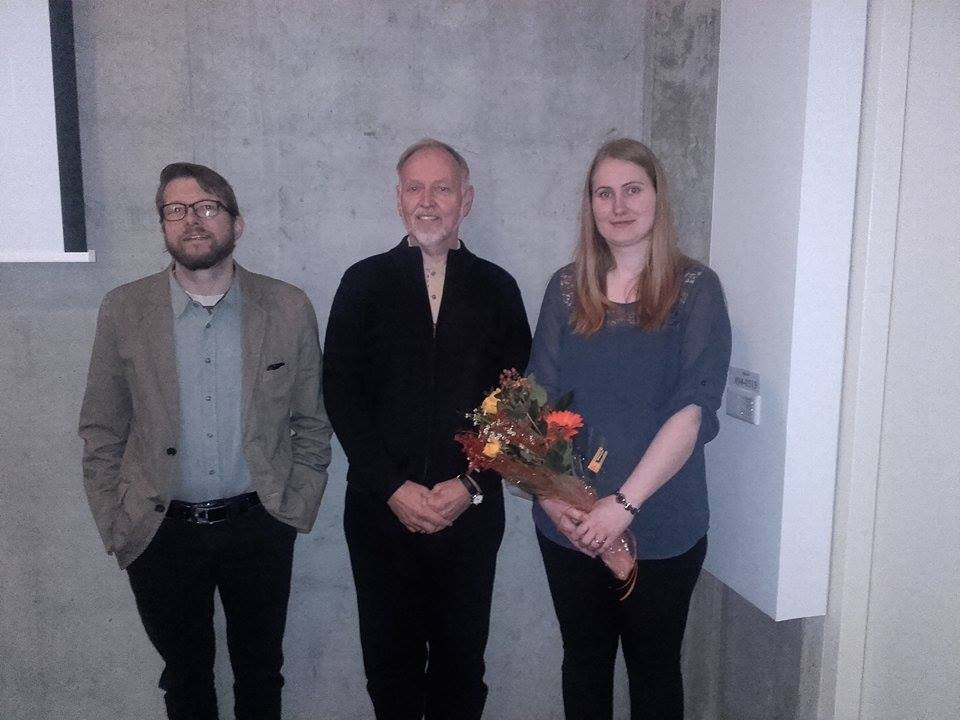 Á myndinni eru frá vinstri talin: Dr. Magnús Örn Stefánsson, Dr. Jakob K. Kristjánsson og Heiðrún Eiríksdóttir.