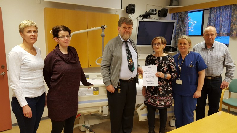 Frá vinstri: Ásdís Arinbjarnardóttir, Rannveig Lena Gísladóttir, Gísli
Jóhannes Grímsson, Sigurlaug Þóra Hermannsdóttir, Helga M.
Sigurjónsdóttir og Guðmundur Finnbogason. Mynd: Húni.is.
