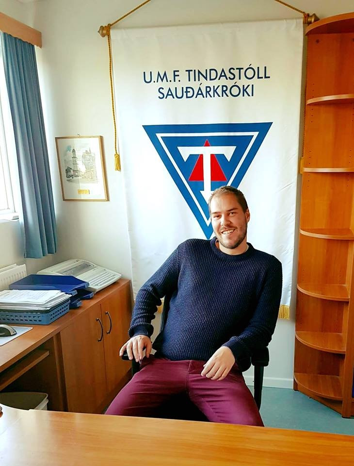 Hrannar Leifsson nýráðinn framkvæmdastjóri knattspyrnudeildar Tindastóls. Mynd: Af Facebooksíðu knattspyrnud. Tindastóls.