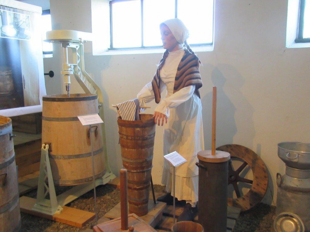 Á Búvélasafninu á Hvanneyri. Mynd: Anna Scheving.