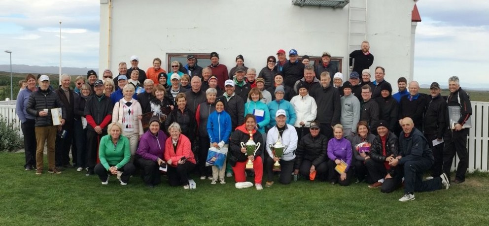 Um níutíu keppendur mættu til leiks. Mynd: BJB.