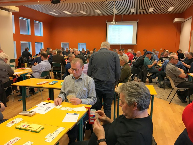 Frá Kjördæmamóti Bridgesambands Íslands 2018. Mynd: Guðrún Sighvatsdóttir.