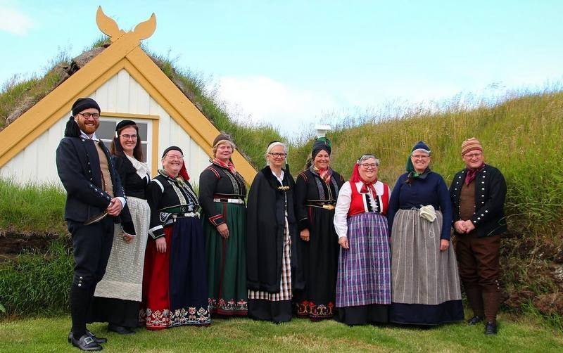 Prúðbúnara verður það varla. Myndir:FB/Byggðasafn Sakgfirðinga