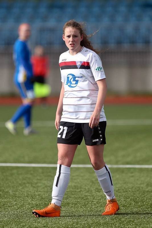 Ljóst er að Krista Sól verður lengi frá. MYND: Tekinn af facebook síðu Tindastóll knattspyrna.