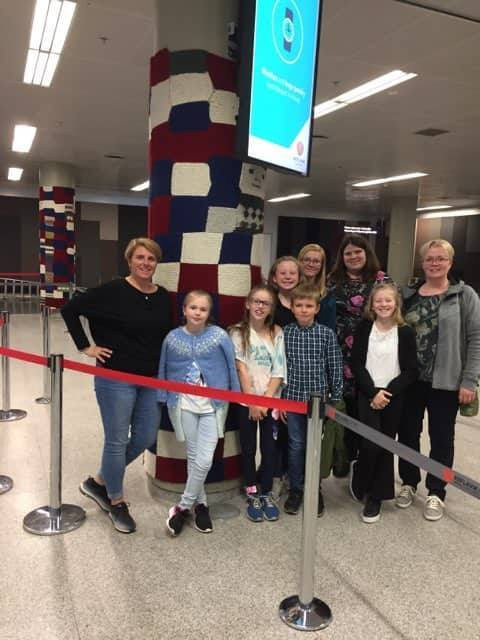 Hópurinn að lokinni uppsetningu. Myndir: Berglind Björnsdóttir