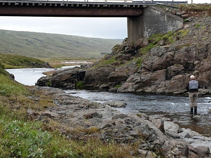 Veiði í Blöndu. Mynd: huni.is