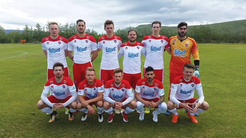 Lið Kormáks/Hvatar. Mynd: Róbert Daníel Jónsson