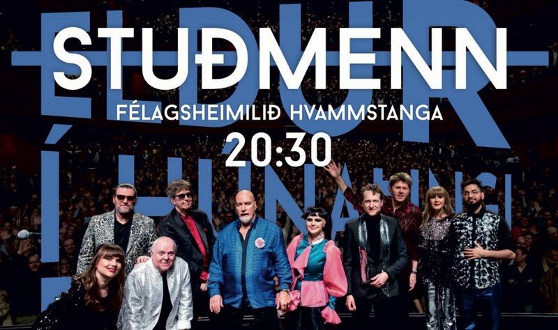 Stuðmenn á Hvammstanga í kvöld