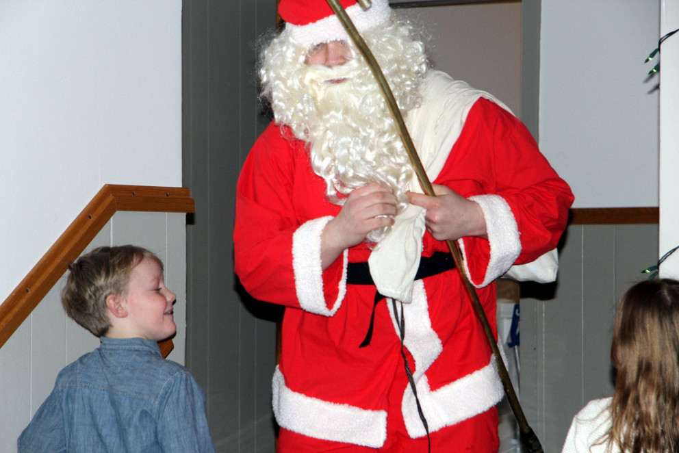 Jólasveinarnir létu sig ekki vanta. Myndir: KSE