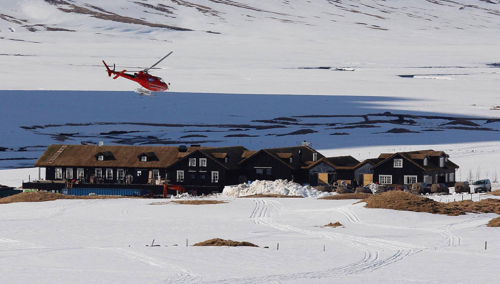 Lúxushótelið Deplum í Fljótum. MYND: ÓAB