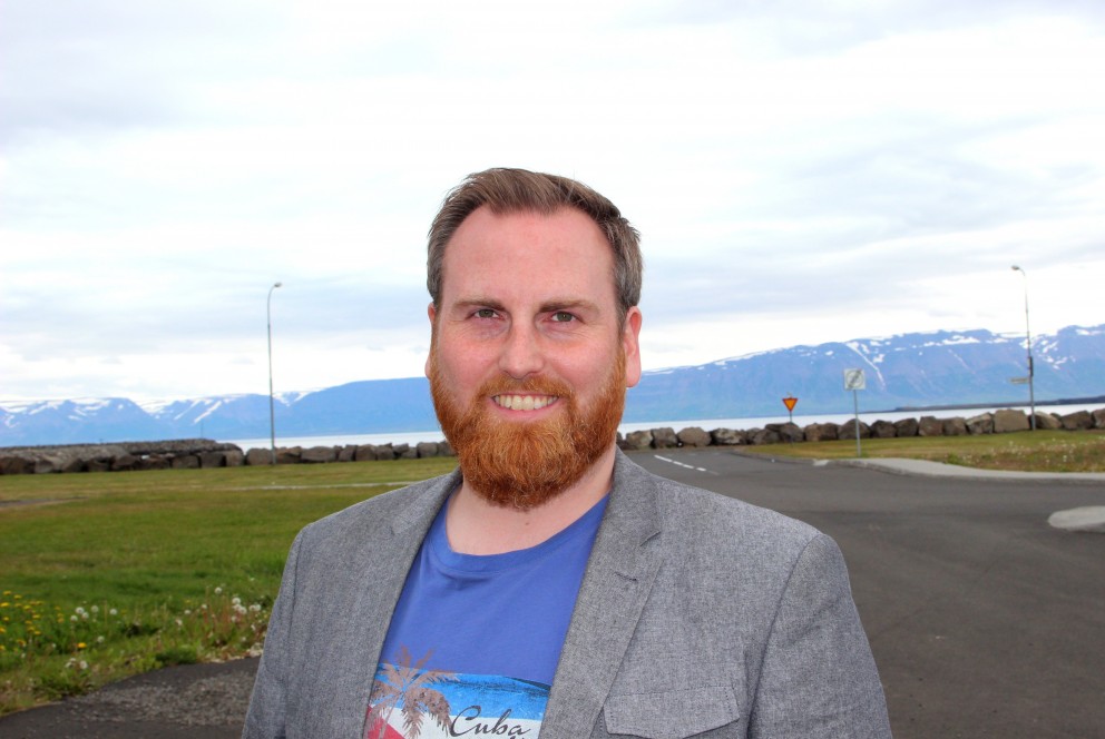 Björgvin Gunnarsson starfar sem blaðamaður hjá Feyki í sumar. Mynd/BÞ