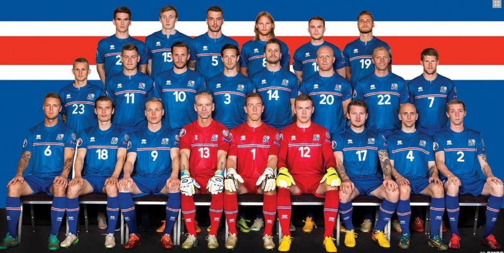 Leikurinn verður sýndur á stóra tjaldinu í Miðgarði